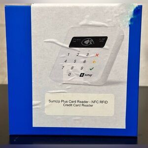 SumUp Plus Card Reader - NFC RFID Credit Card Reader For Small Business